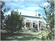 North side of house